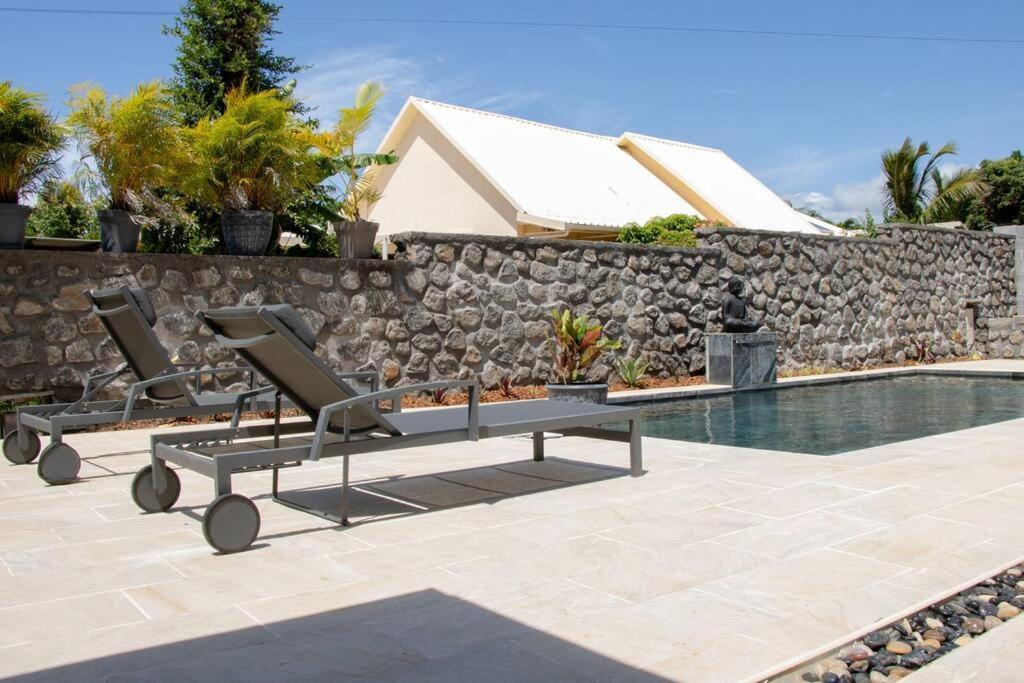 Villa Du Beau Vallon 2 Jacuzzi Privatif Et Piscine Chauffee Partagee Saint-Benoît Extérieur photo
